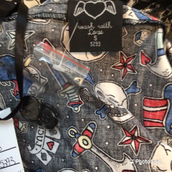 Hell Bunny Rock On Circle Skirt - Picture 6 of 8